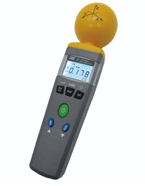 Appareil de mesure d'ondes électromagnétiques hautes fréquences TES-92. Appareil de mesure d'ondes hautes fréquences (3G, 4G, 5G, Wifi,...) TES-92. Boutique en ligne Diagnostic CEM, votre spécialiste des appareils de mesure des champs électromagnétiques.