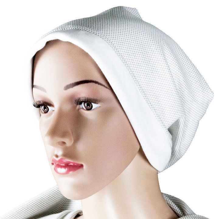 Bonnet - Beanie anti-ondes blanc