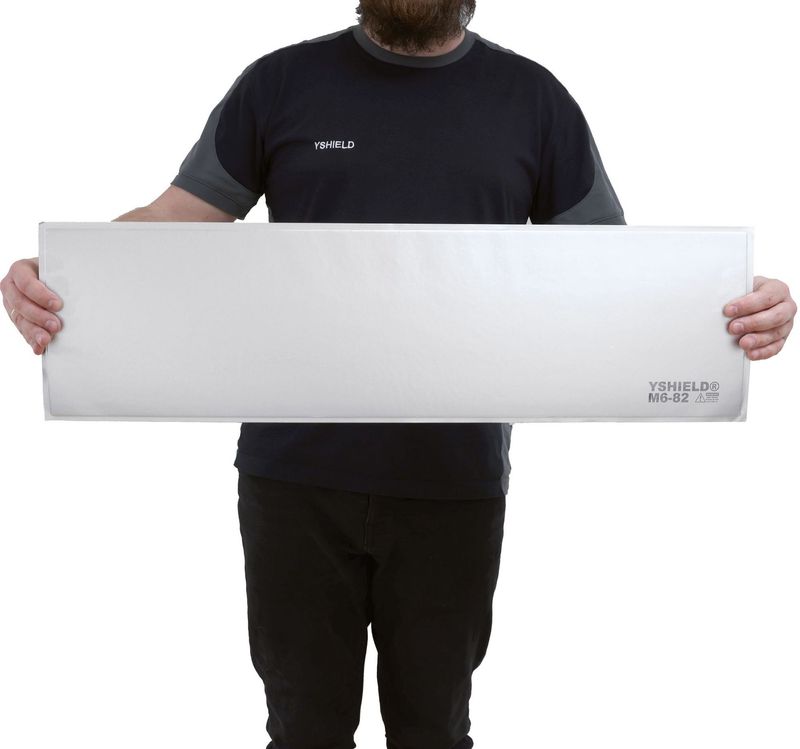 YSHIELD M6-82 | Piastra autoadesiva di schermatura del campo magnetico | 80x21 cm