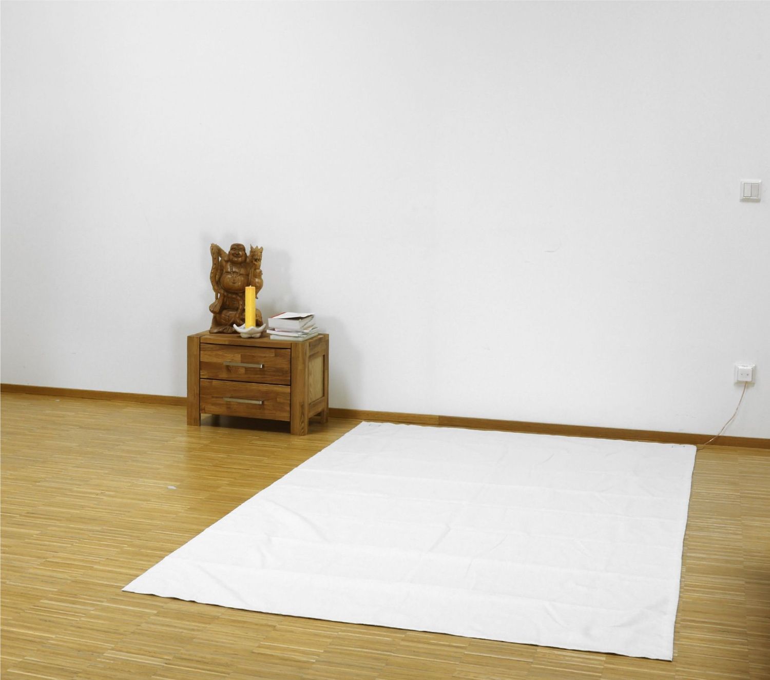 Tapis de sol anti-ondes YShield pour lit 1 personne