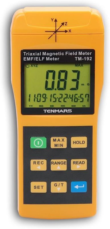 Tenmars TM-192 - Magnetic field meter Tenmars TM-192 - Magnetic field meter