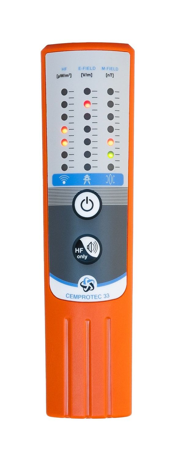 CEMPROTEC 33 détecteur d'ondes électromagnétiques hautes et basses fréquences CEMPROTEC 33 détecteur d'ondes électromagnétiques hautes et basses fréquences