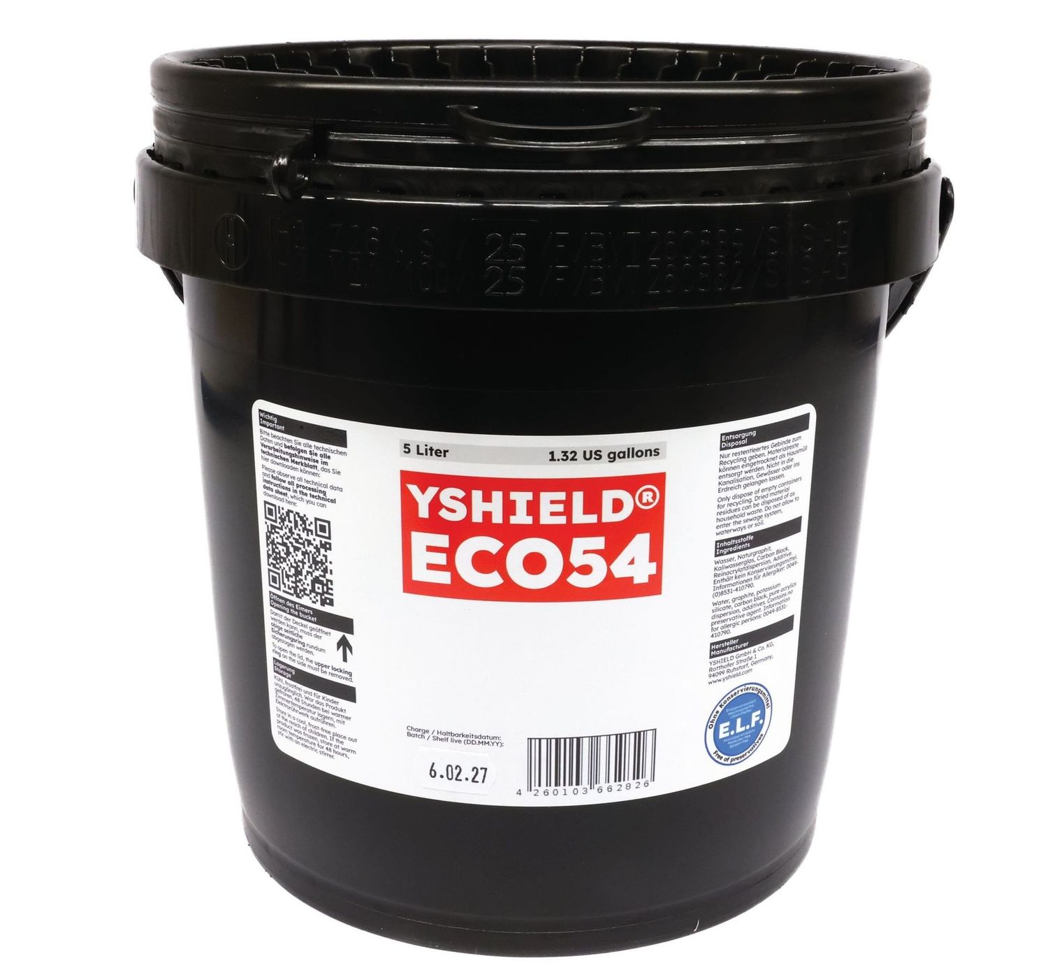 Ecologische golfbeschermingsverf YShield ECO54 - 5 liter Ecologische golfbeschermingsverf YShield ECO54 - 5 liter