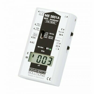 Gigahertz Solutions ME3851A - Misuratore di onde elettromagnetiche Gigahertz Solutions ME3851A - Misuratore di onde elettromagnetiche