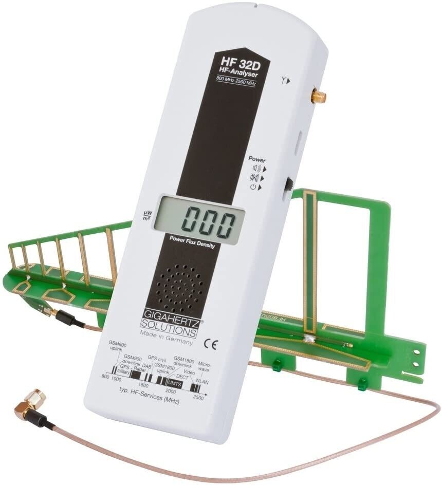 Gigahertz Solutions HF32D - Misuratore di onde elettromagnetiche Gigahertz Solutions HF32D - Misuratore di onde elettromagnetiche