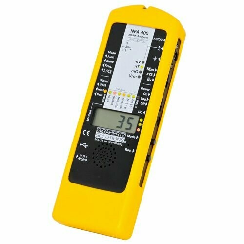 Gigahertz Solutions NFA400 - Appareil de mesure d'ondes électromagnétiques Gigahertz Solutions NFA400 - Appareil de mesure d'ondes électromagnétiques