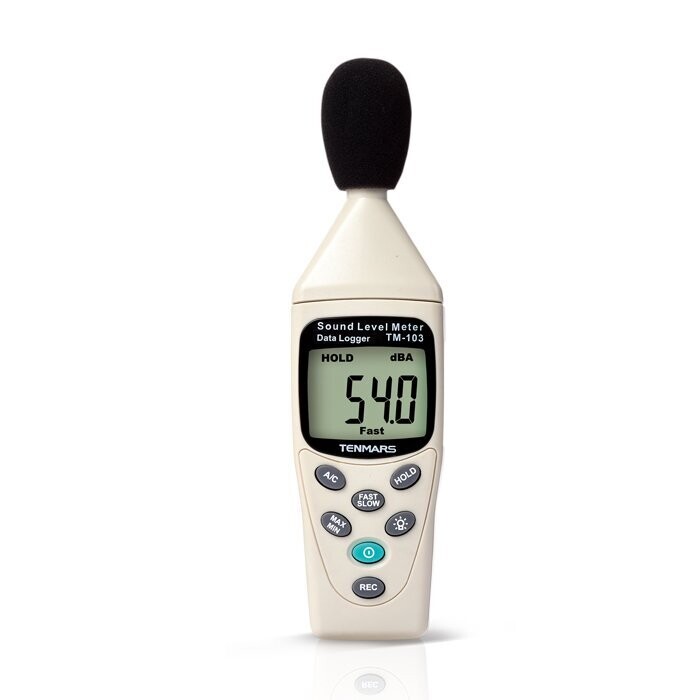 Geluidsniveaumeter - Tenmars TM-103 decibelmeter Geluidsniveaumeter - Tenmars TM-103 decibelmeter