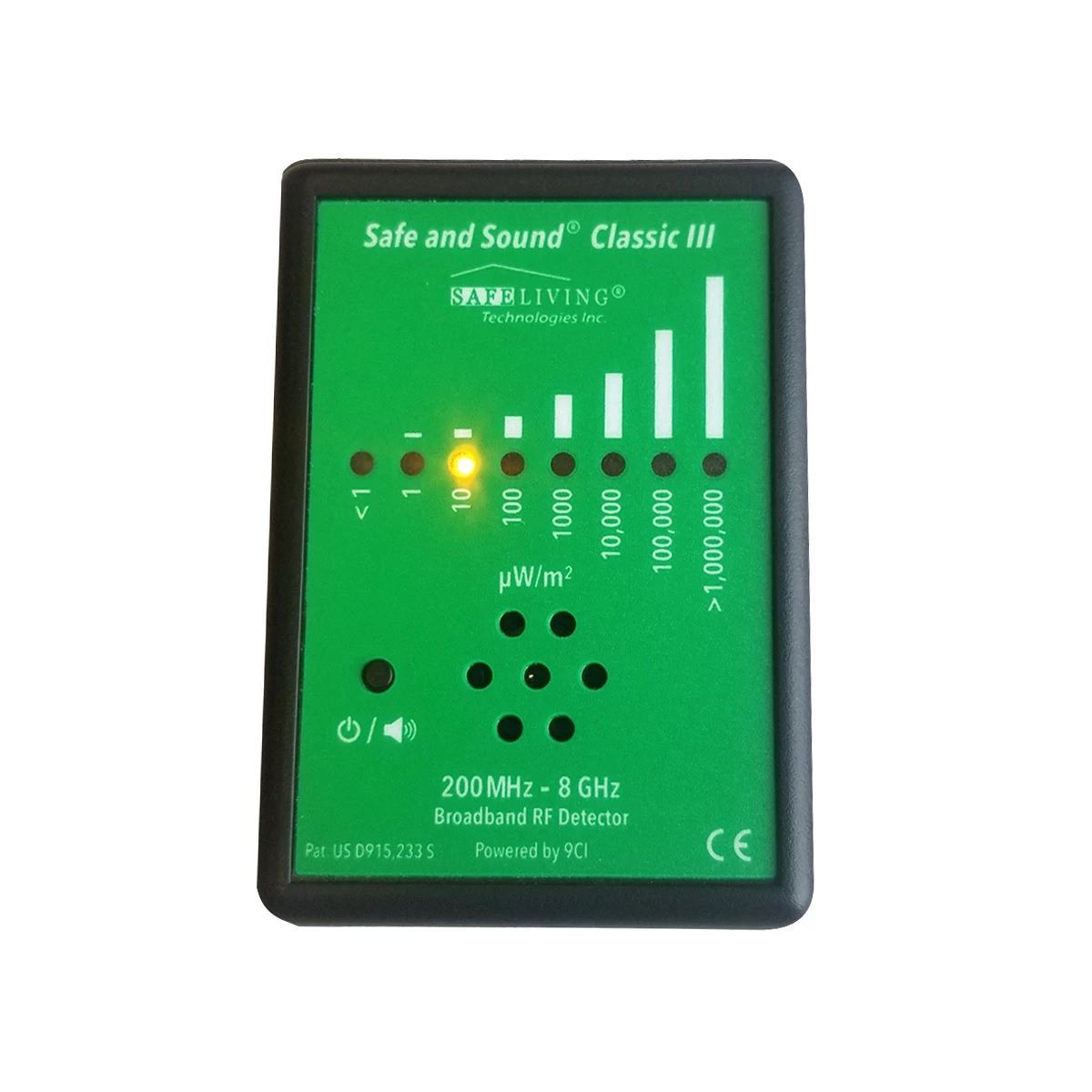 Medidor de ondas de alta frecuencia Safe and Sound Classic III