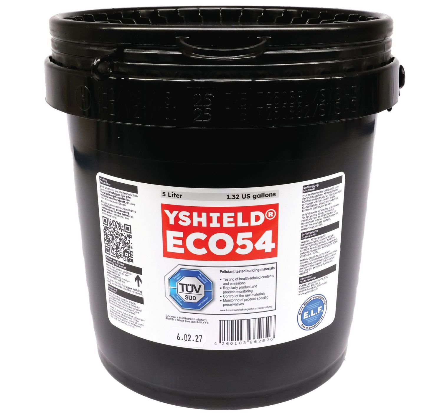 Peinture anti ondes écologique YShield ECO54 - 5 litres