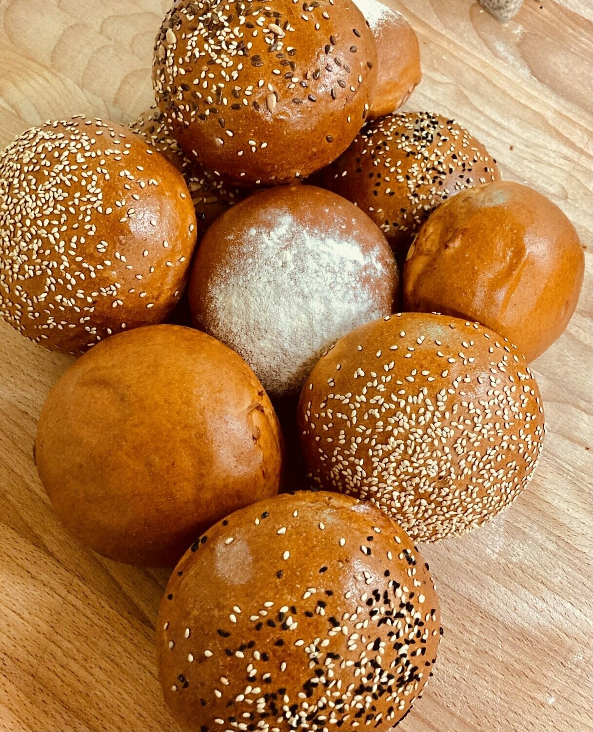 10x Buns gemischt