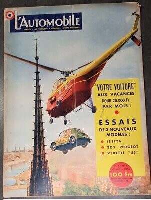 Revue "L'automobile" 1954 n°103