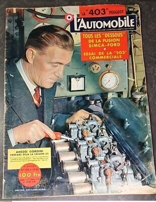 Revue "L'automobile" 1955 n°105