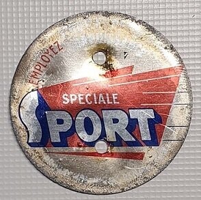 Plaque "spéciale sport" 4CV