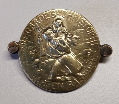 Plaque Saint-Christophe ancienne Plaque Saint-Christophe ancienne