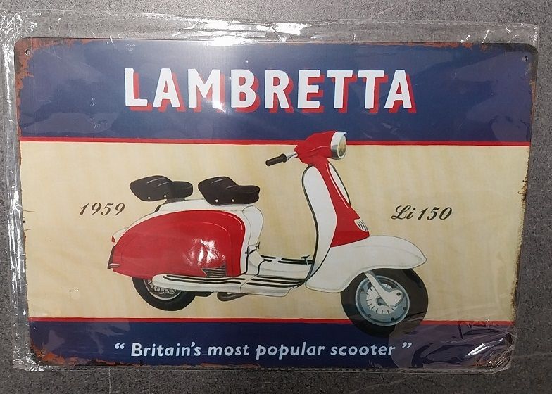 Plaque décorative Lambretta