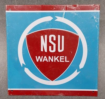 Plaque émaillée NSU Wankel