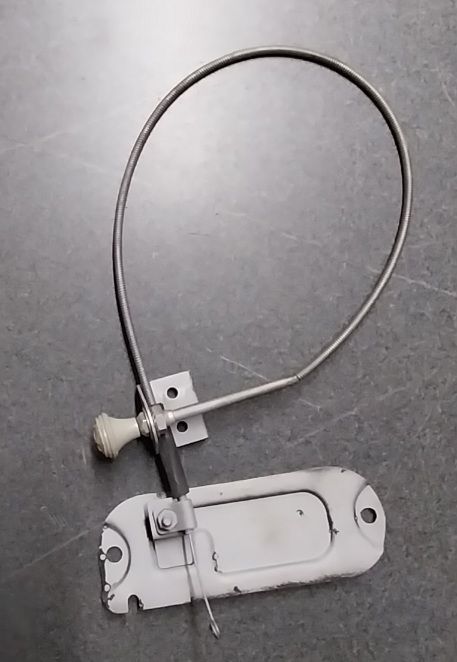 Câble et bouton volume air admis 403 Peugeot