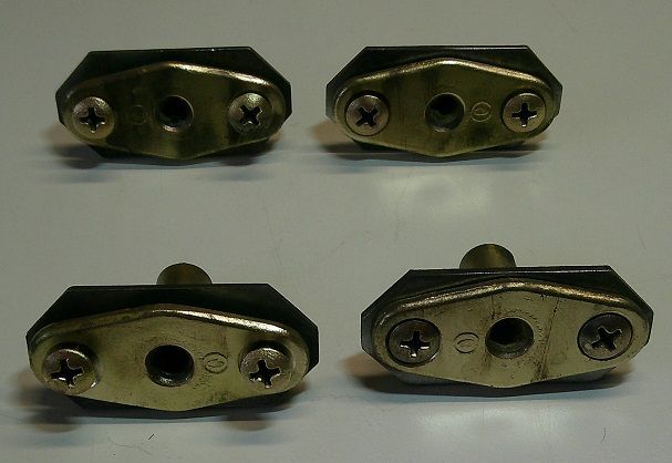 Lot de 4 canons complets de fixation de galerie 203 Peugeot