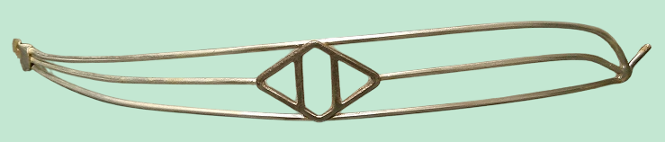 Grille aile arrière droite Renault 4CV