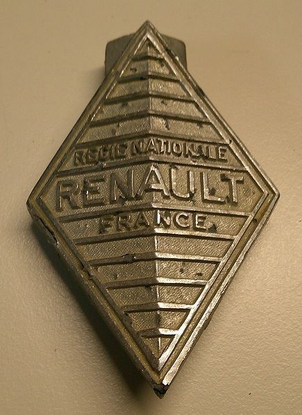 Logo Renault de 4CV (premier modèle 6 moustaches)
