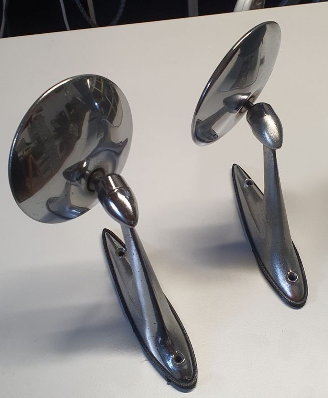 Paire de rétroviseurs ronds CIPA