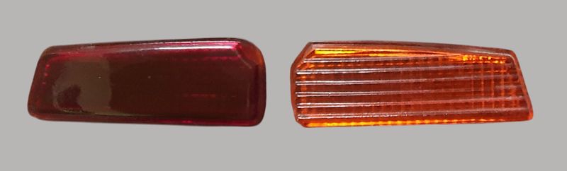 Translucides en verre de poignée malle 203 Peugeot