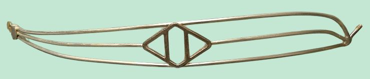 Grille aile arrière droite Renault 4CV