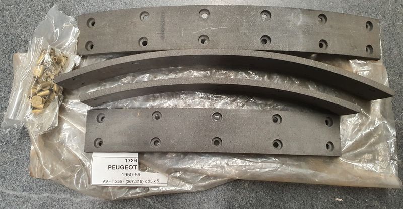 Garnitures de freins neuves 203 Peugeot