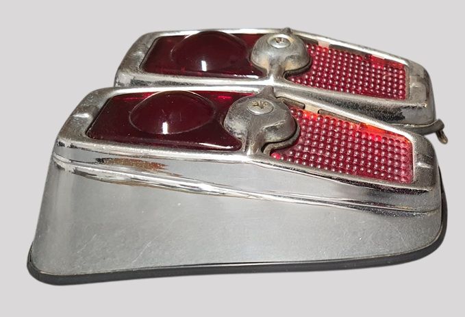 Paire de feux arrières chromés 203 Peugeot