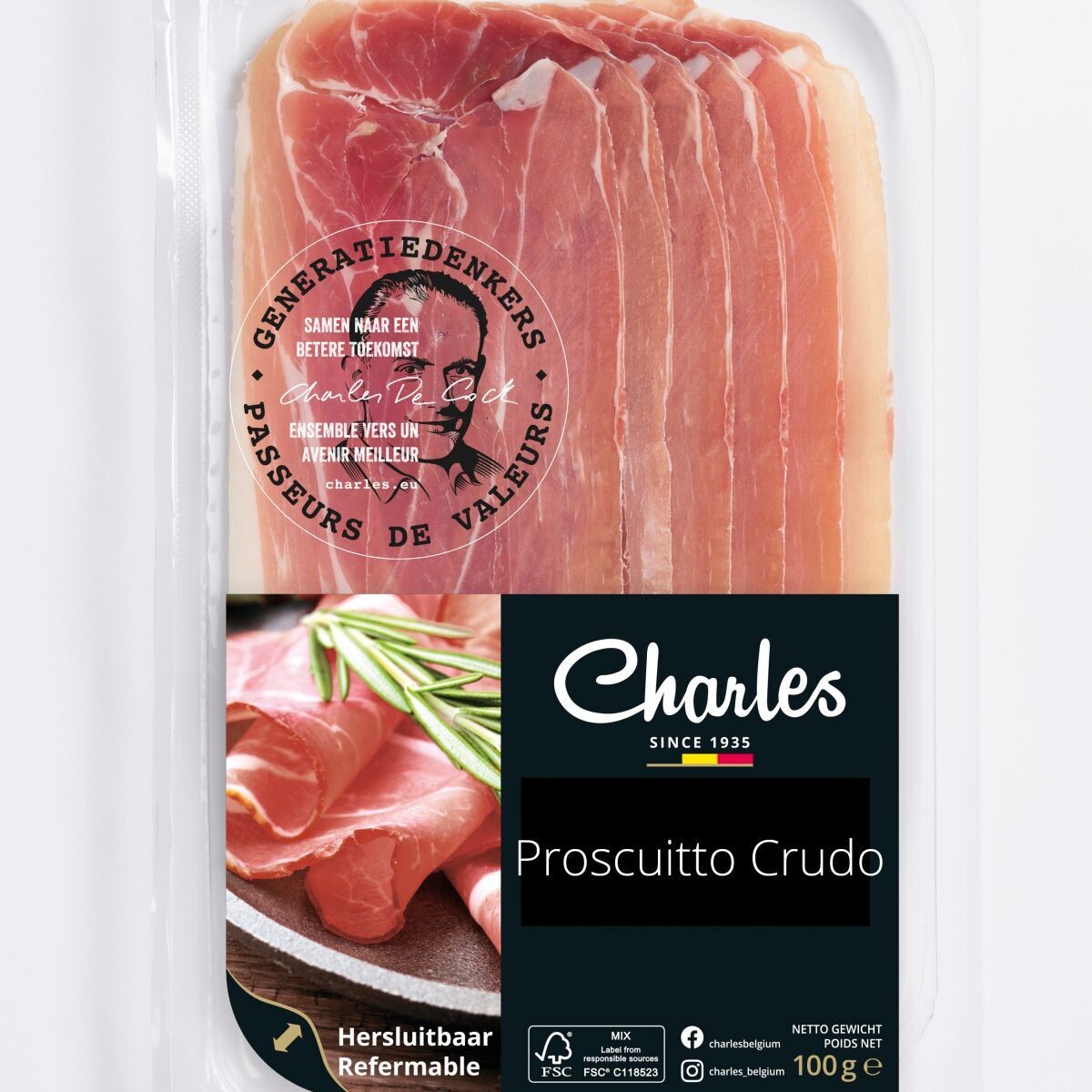 Italiaanse ham 125g