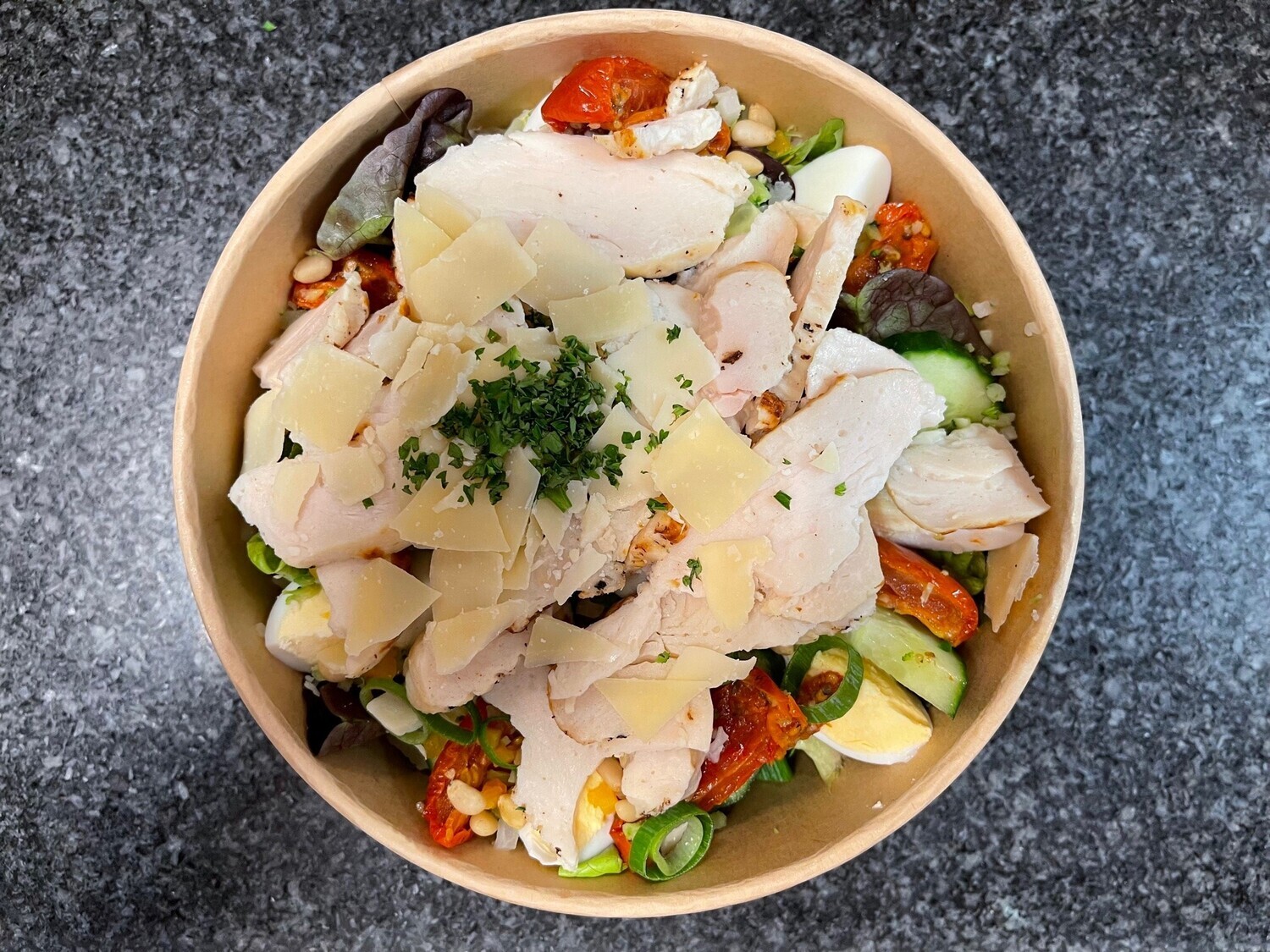 Salade kip, taboulé