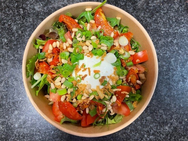 Salade burrata met tomaat