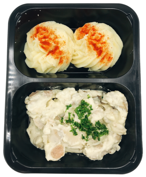 Vol au vent met puree