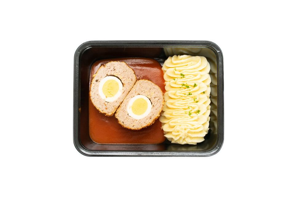 Vogelnestje met puree