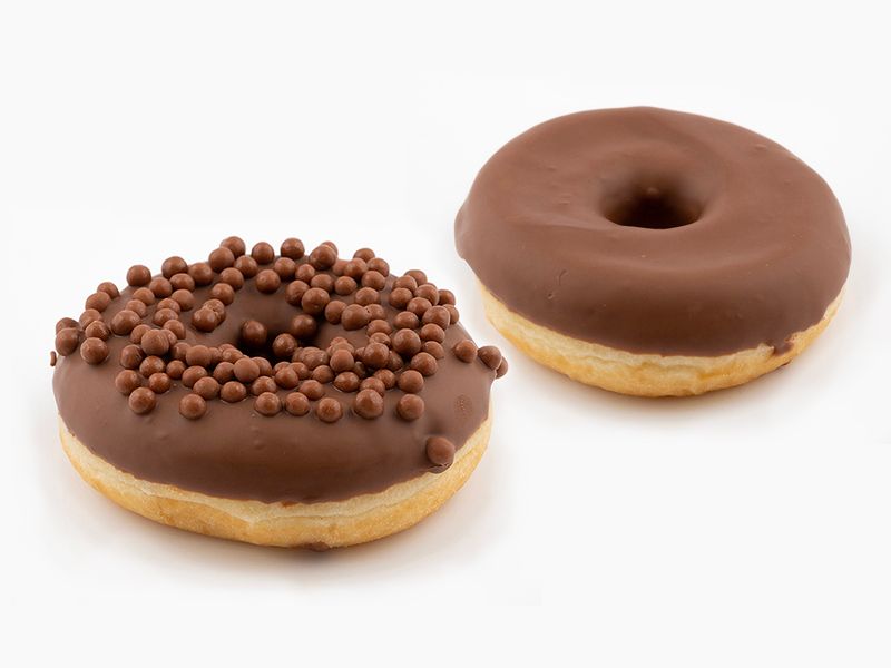 Donut melkchocolade met pearls