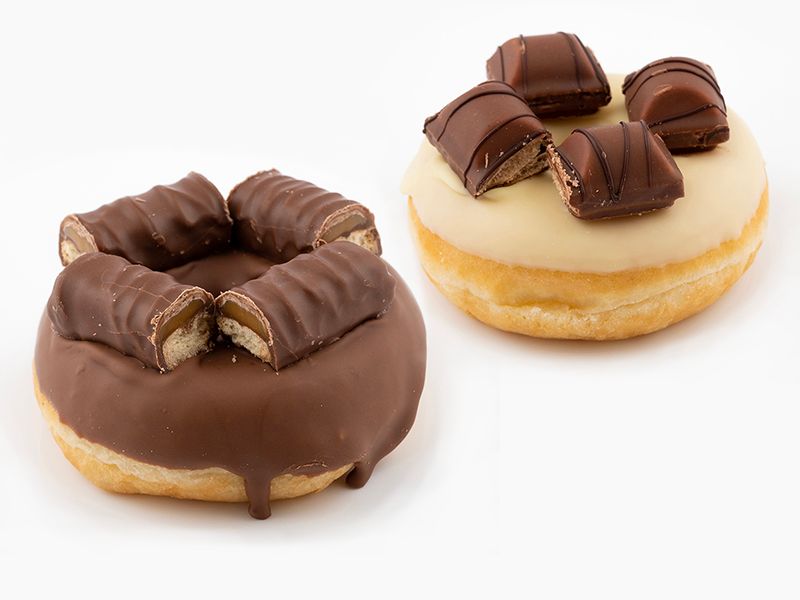 Donut melkchocolade met twix