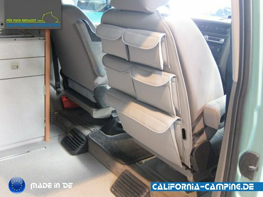 Sitzlehnentasche für den VW T4 California, Farbe Hellgrau