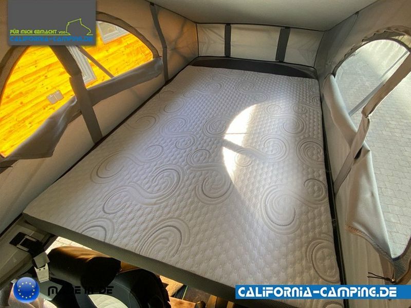 Matelas/surmatelas pour toit relevable du VW California avec sommier à lattes - tous les modèles T5-T6