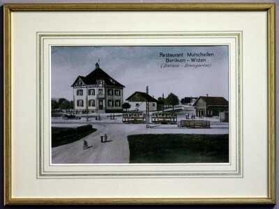 Berikon - Widen - Rest. Mutschellen um 1910