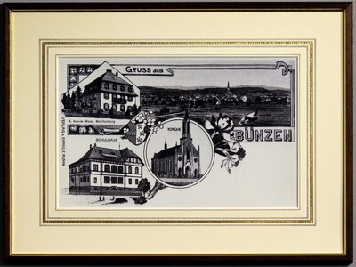 Bünzen um 1900
