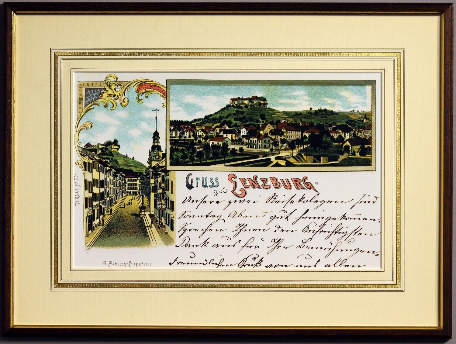 Lenzburg um 1900