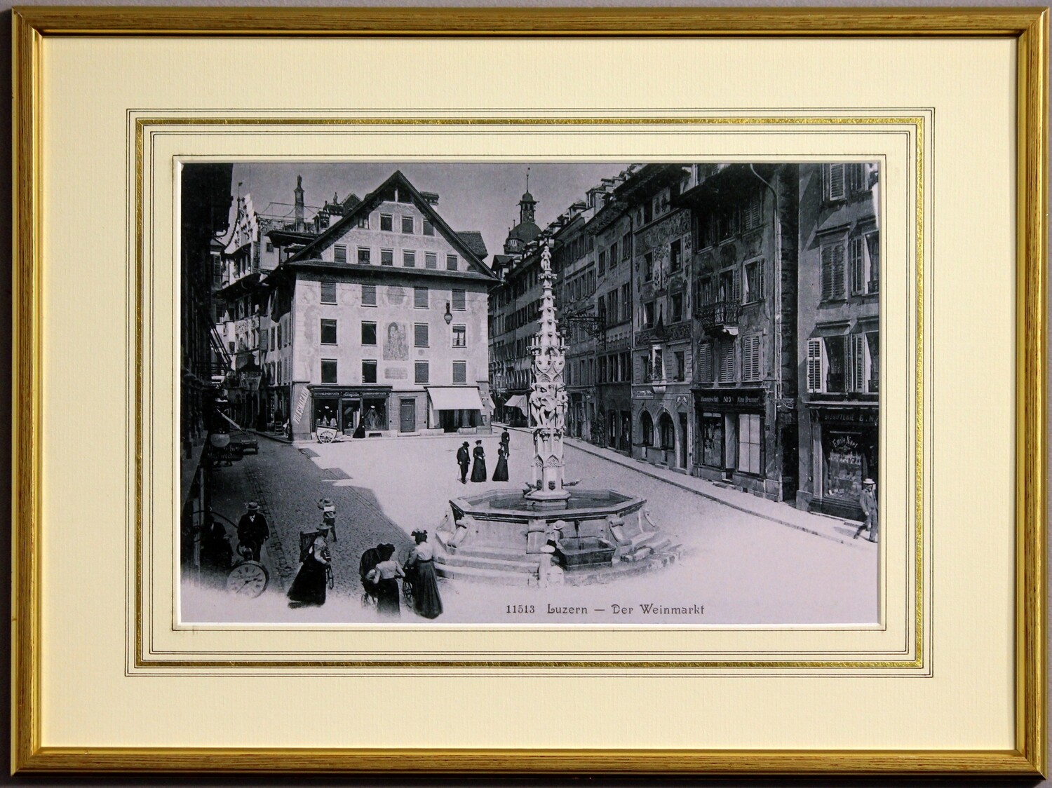 Luzern - Weinmarkt um 1910