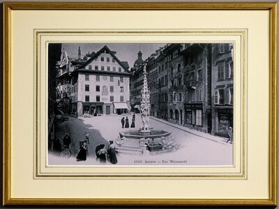 Luzern - Weinmarkt um 1910