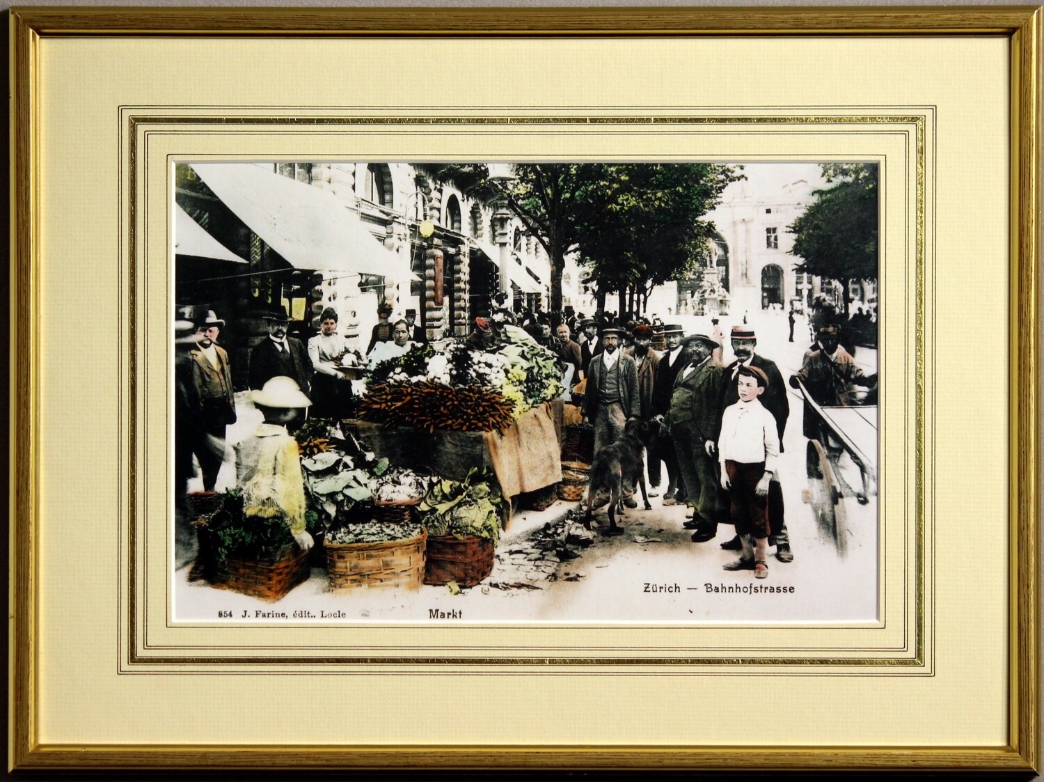 Zürich - Bahnhofstrasse um 1900