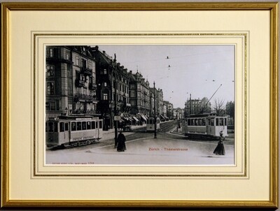 Zürich - Theaterstrasse - Bellevue um 1900