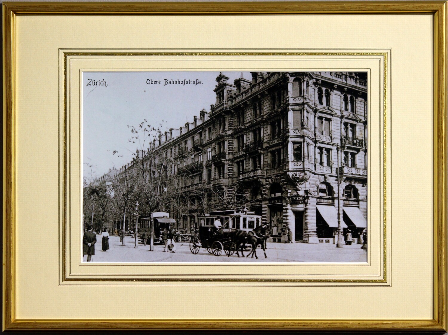 Zürich - Bahnhofstrasse um 1900