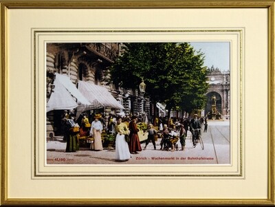 Zürich - Bahnhofstrasse um 1900