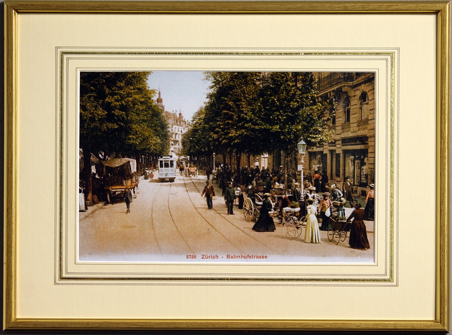 Zürich - Bahnhofstrasse um 1900
