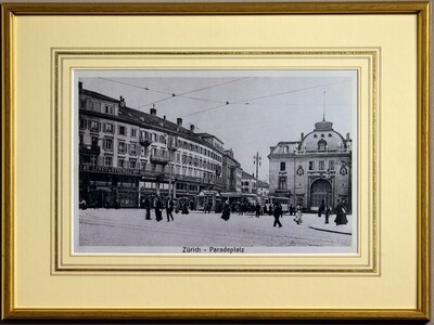 Zürich - Pardeplatz um 1900