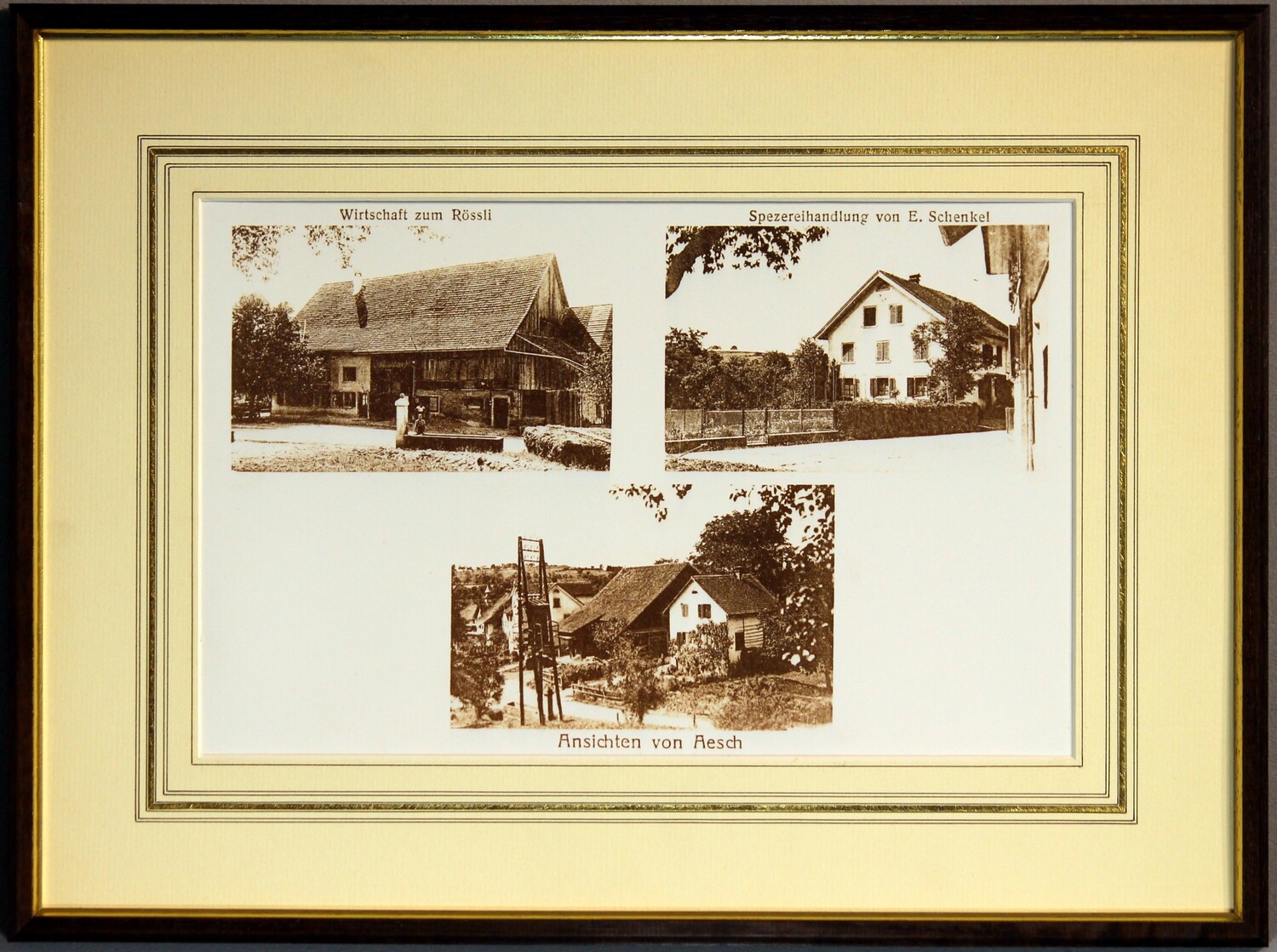 Aesch um 1900